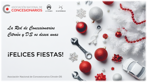 ¡Felices Fiestas de parte de todos los Concesionarios Citroën y DS!