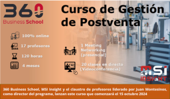 Curso de Gestión de Posventa de 360 Business School